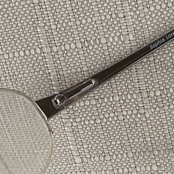 Sophia Loren Zyloware Eyeglasses Rose Gold Tone Half Rim Glasses 54[]18 135 - Picture 11 of 12